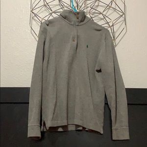 Dark Grey Polo Pullover